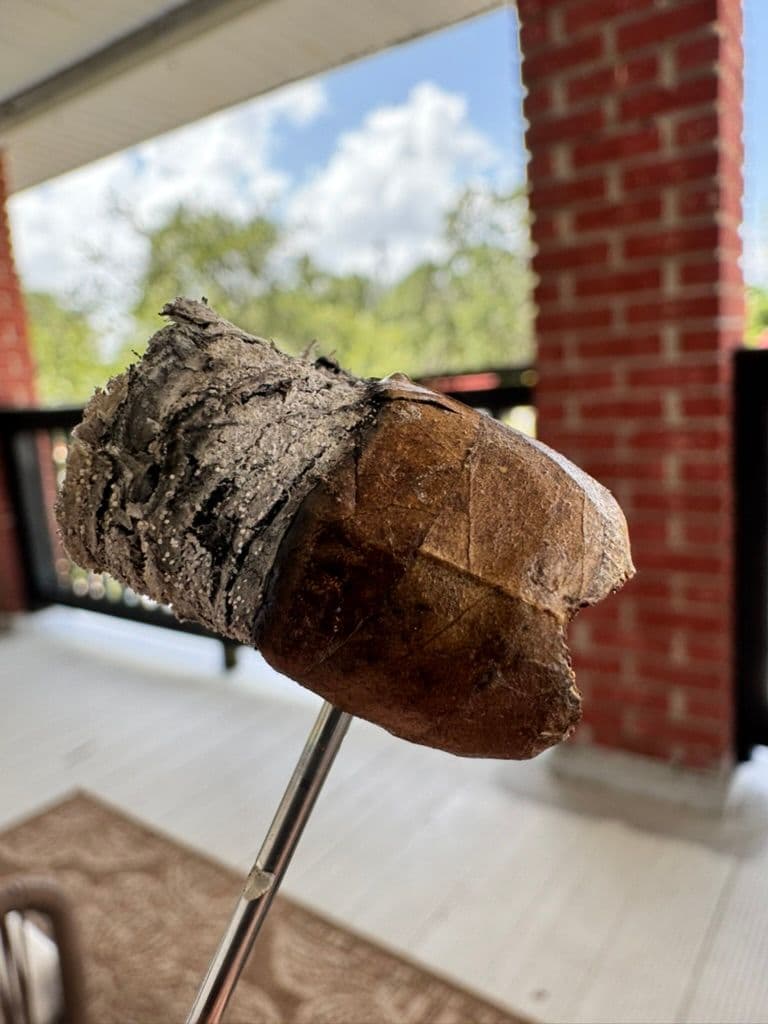 Final nub of Meerapfel Création Liberté on a cigar pick