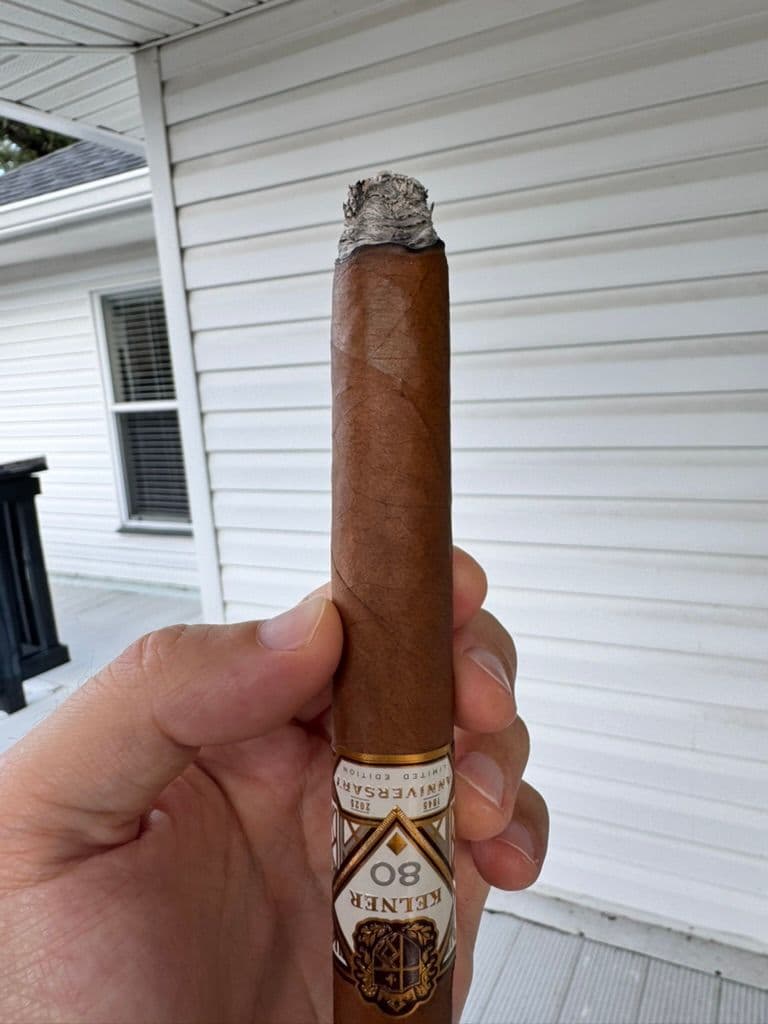 Kelner 80th Anniversary lit early with anniversary band and short ash